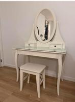 toilettafel Ikea met spiegel, Ophalen, Gebruikt, 50 tot 100 cm, Minder dan 100 cm