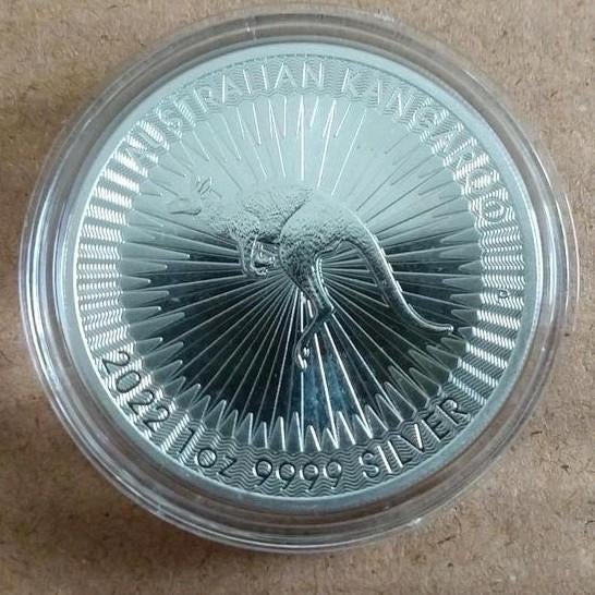 1 oz Zilver Perth Mint Kangaroo van 2022 uit Australië, Ophalen of Verzenden, Zilver