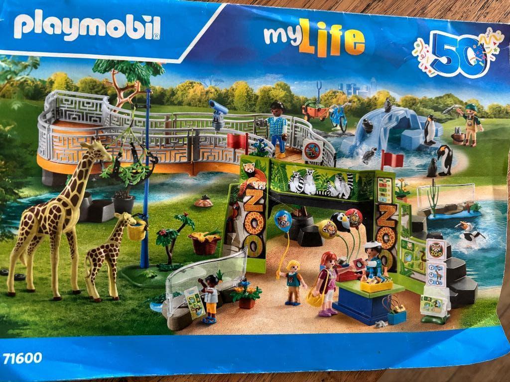 Playmobiel dierentuin, Ophalen of Verzenden, Zo goed als nieuw, Complete set