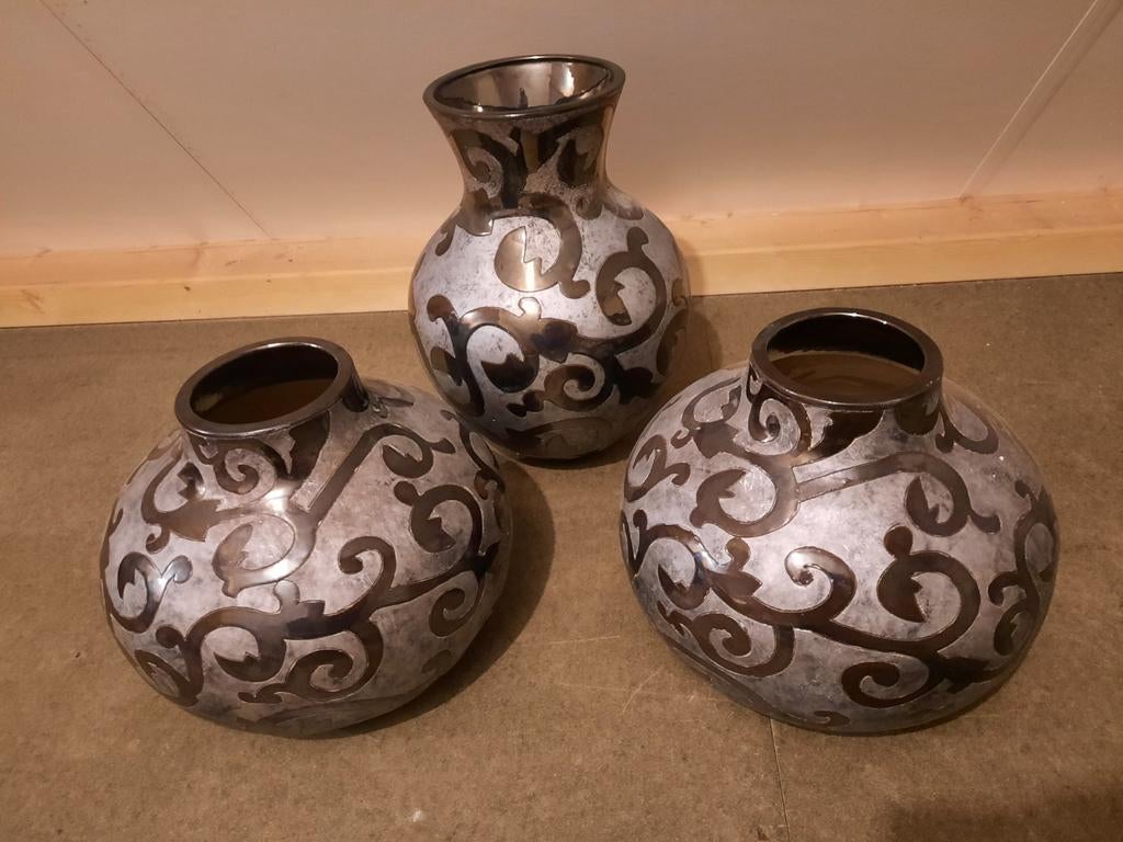 3 mooie vazen, Ophalen, Overige kleuren, Aardewerk of Porselein, Zo goed als nieuw