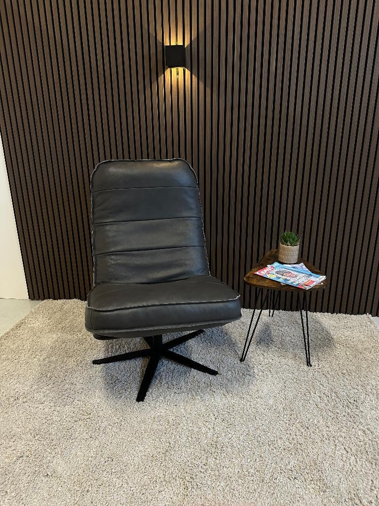 GRATIS BEZORGING - Odin fauteuil van INNO Living antraciet, Huis en Inrichting, Fauteuils, Inno Living, Minder dan 75 cm, Nieuw