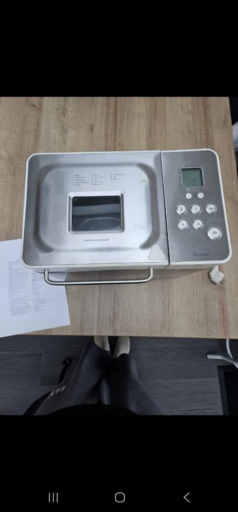 Brood machine kenwood, Ophalen, Gebruikt