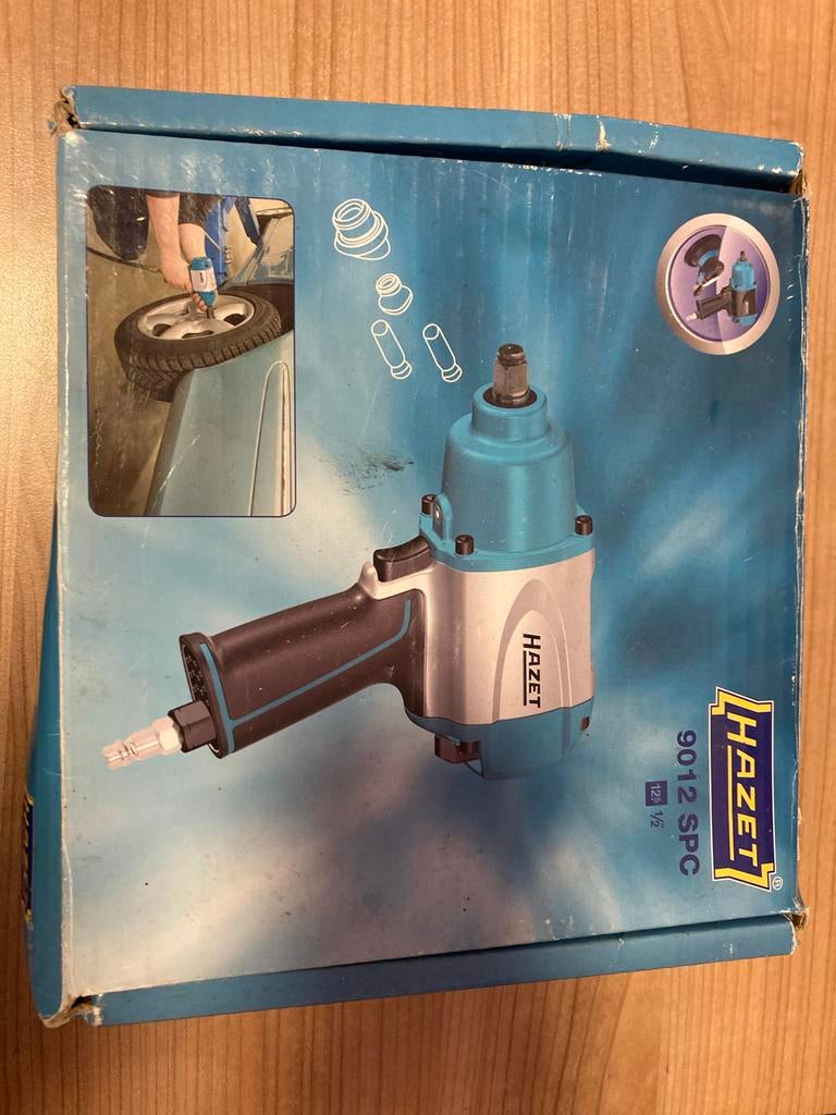 Hazet 9012 SPC Slagmoersleutel – 1/2" Aansluiting, Ophalen of Verzenden, Gebruikt