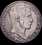3 gulden Willem 1. 1831/24 c  streepje. Schitterende patina., Verzenden, Zilver, Overige waardes, Koning Willem I
