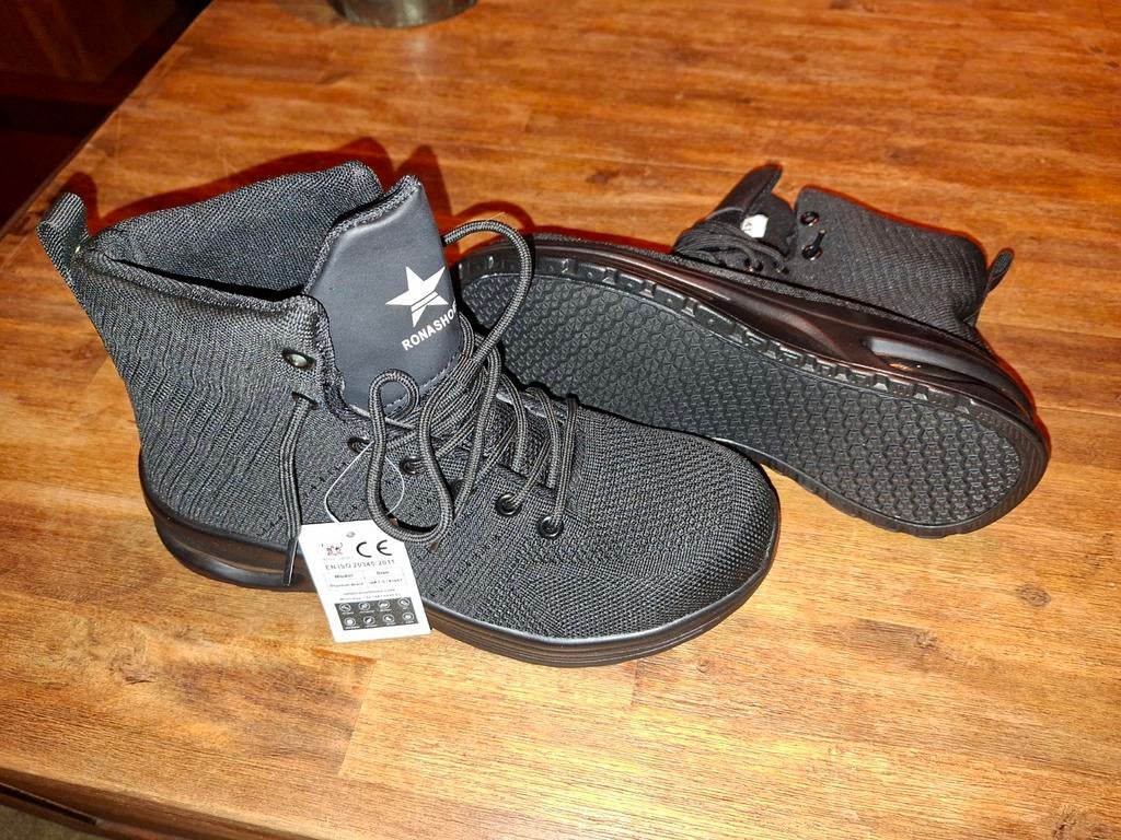 Nog nieuwe Rona werkschoenen nieuw maat 40/41 zwart., Doe-het-zelf en Verbouw, Veiligheidskleding, Ophalen of Verzenden, Nieuw