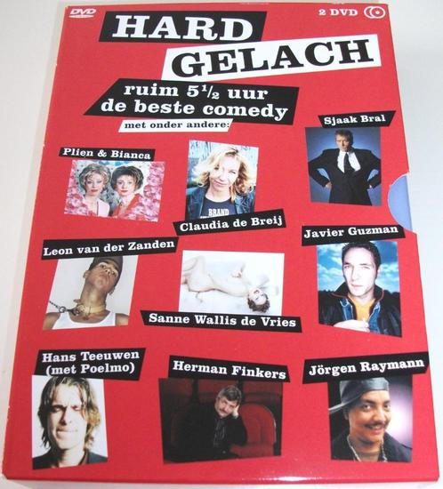 Dvd *** HARD GELACH *** 2-DVD Boxset De Beste Comedy, Cd's en Dvd's, Dvd's | Cabaret en Sketches, Gebruikt, Stand-up of Theatershow