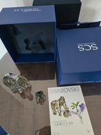 Swarovski Gorilla Moeder & Kind - Black Diamond Kristal, Verzamelen, Swarovski, Verzenden, Nieuw, Figuurtje