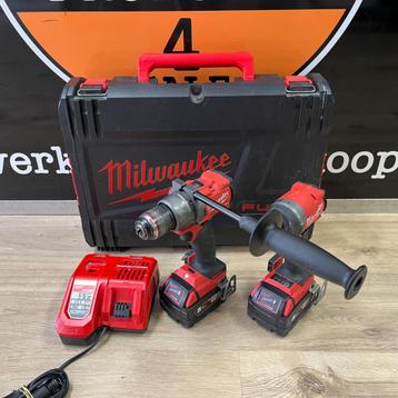 Milwaukee M18 FPP2A3-502x Schroefboorset | In koffer beschikbaar voor biedingen