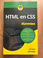 Ed Tittel - HTML en CSS voor Dummies. 8e editie 2020, Ophalen, Zo goed als nieuw, Ed Tittel; Jeff Noble