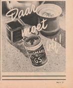 Retro reclame 1952 Buisman's lekkers in de koffie, Verzenden, Overige typen