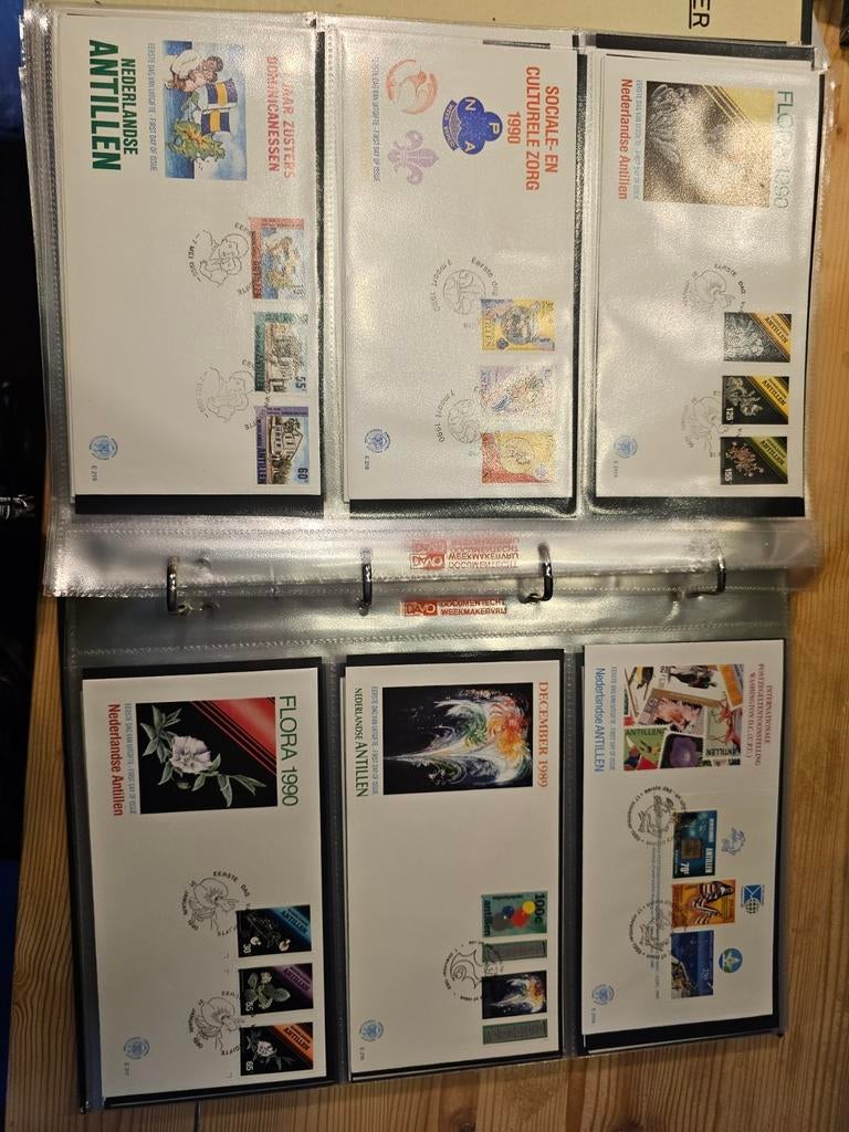 Eerstedagenveloppen insteekmappen, Postzegels en Munten, Postzegels | Eerstedagenveloppen, Ophalen of Verzenden, Rest van de wereld