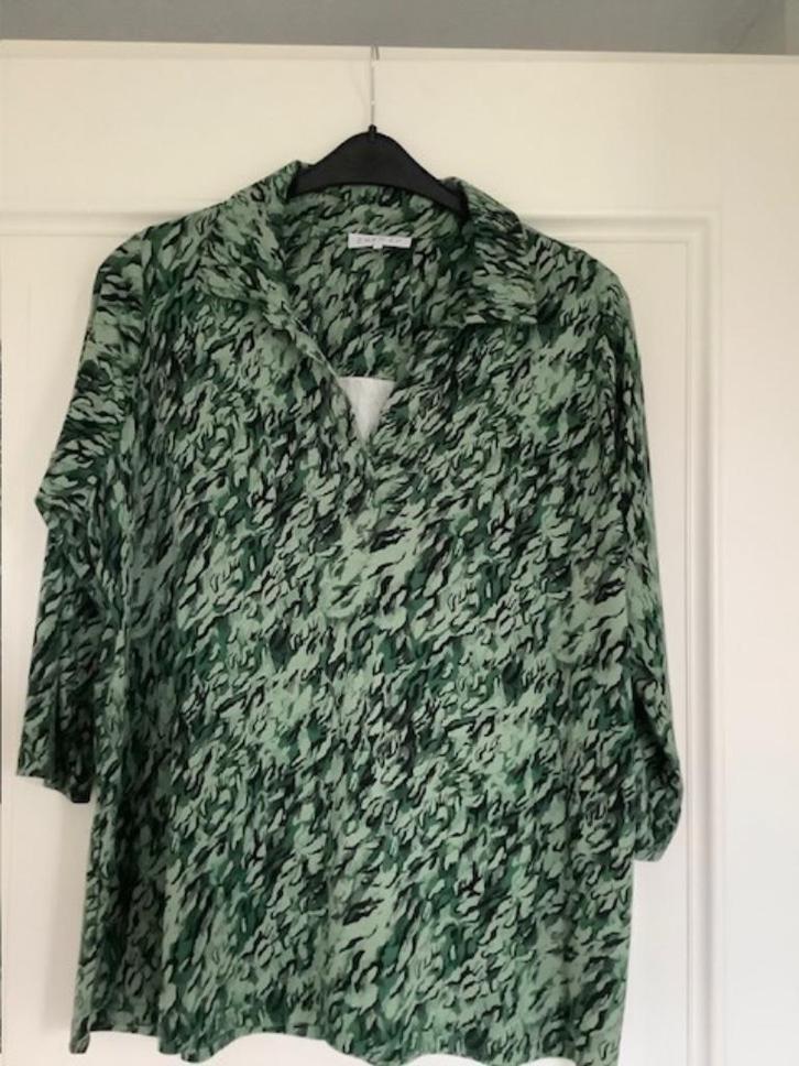 Zhenzi blouse, Kleding | Dames, Blouses en Tunieken, Zo goed als nieuw, Groen, Ophalen of Verzenden