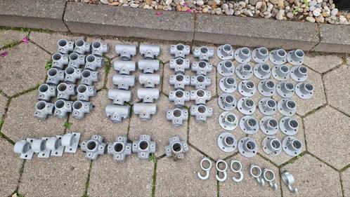 76 stuks Steigerbuis koppelingen buismaat 33,7 / 34 mm, Doe-het-zelf en Verbouw, Steigers, Overige typen, Minder dan 2 meter, Ophalen