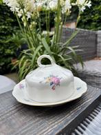Botervloot rond met bloemen oudje, Ophalen of Verzenden