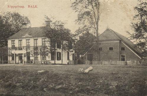 Kippenburg. Balk. - 1912 gelopen, Verzamelen, Ansichtkaarten | Nederland, Gelopen, Friesland, Voor 1920, Ophalen of Verzenden