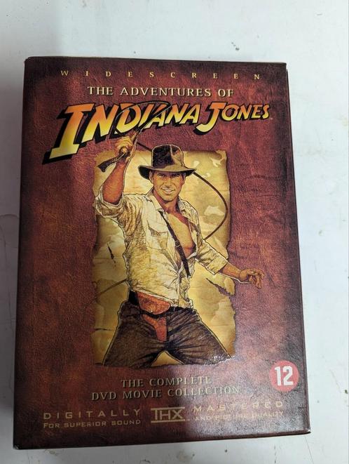 Indiana jones trilogy dvd, Cd's en Dvd's, Dvd's | Avontuur, Gebruikt, Ophalen of Verzenden