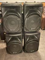 Skytec speakers 350 wat per stuk, Zo goed als nieuw, 120 watt of meer, Front, Rear of Stereo speakers, Ophalen