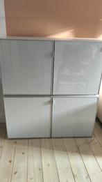 Witte Kastenwand - 2 Kasten, Huis en Inrichting, Met deur(en), 100 tot 150 cm, Ophalen of Verzenden, Zo goed als nieuw