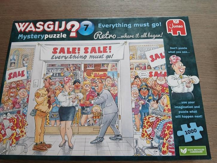Wasgij puzzels, 1000 stukjes, Hobby en Vrije tijd, Denksport en Puzzels, Zo goed als nieuw, 500 t/m 1500 stukjes, Ophalen
