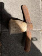 Oud Hollandsch gereedschap, straathamer, tegelklos, Tuin en Terras, Hand-tuingereedschap, Ophalen, Gebruikt