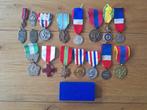 Lot van 17 Franse Medailles, Onderscheidingen etc., Ophalen of Verzenden, Overige materialen, Buitenland