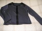 blauw vest / jasje met zwarte bies In Shape maat XXL, Ophalen, Blauw, Maat 46/48 (XL) of groter, Zo goed als nieuw