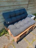 Palletbank kussens – nog prima te gebruiken, Tuin en Terras, Tuinmeubel-accessoires, Ophalen, Gebruikt