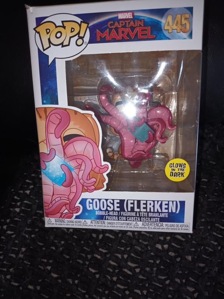 Funko pop Captain Marvel : Goose (Flerken) 445, Ophalen of Verzenden, Zo goed als nieuw