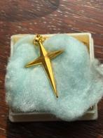 Kruisje goud verguld met ketting, Verzenden, Nieuw, Sieraad, Christendom | Katholiek