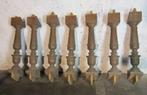 7 massief eiken zuilen/ pilaren voor trapleuning/ balustrade, Ophalen, Gebruikt
