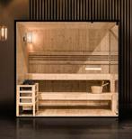 FINSE SAUNA MET 8KW KACHEL GLAZEN VOORKANT GRATIS BEZORGD!🚚, ., Fins of Traditioneel, Ophalen of Verzenden, .