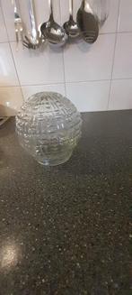 Te koop: Transparante lichtbol (2st), Glas, Zo goed als nieuw, Ophalen