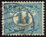 Nederland 1913, Cijfers, type Vürtheim 1½ cent., Verzenden, T/m 1940, Gestempeld
