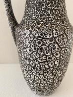 Scheurich keramiek vaas met oor , jaren 70, Scheurich, Gebruikt, Duitsland, Zwart