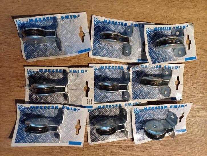 Div. katrollen, Doe-het-zelf en Verbouw, Metalen, Nieuw, IJzer, Ophalen of Verzenden