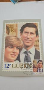 3897 guernsey fdc charles & diana huwelijksdag july 1981, Postzegels en Munten, Verzenden