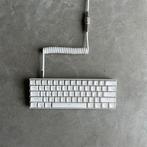 RK61 Gaming toetsenbord + Epomaker coiled cable, Computers en Software, Toetsenborden, Verzenden, Gaming toetsenbord, Zo goed als nieuw