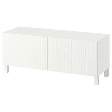 IKEA BESTÅ Tv-meubel wit, 120cm - afbeelding 4