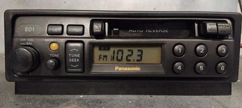 Panasonic E01 Radio Cassette Youngtimer Oltimer, Auto diversen, Autoradio's, Zo goed als nieuw, Ophalen of Verzenden