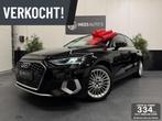 Audi A3 Sportback 40 TFSI e Advanced edition|Keyless|Carplay, Auto's, Stof, Gebruikt, 4 cilinders, Zwart