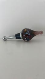 Flesstopper Stopper Glas Karaf Murano Italië Millefiori, Ophalen of Verzenden