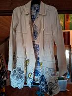 Desigual Jas met Print - Maat M, Maat 38/40 (M), Wit, Ophalen of Verzenden, Onbekend