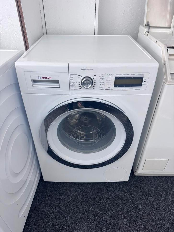 BOSCH 1600 HOME PROFESSIONAL 9 KG A+++ met 1 jaar garantie, Witgoed en Apparatuur, Wasmachines, Refurbished, Voorlader, 8 tot 10 kg