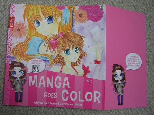 Manga Goes Color + gratis Air Koi - tekenen step-by-step, Hobby en Vrije tijd, Tekenen, Nieuw, Boek of Gids, Ophalen of Verzenden