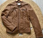 Nieuw! Cognac leren jasje Only maat 38, Ophalen of Verzenden, Nieuw, Maat 38/40 (M), Bruin