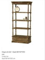 Clayre & Eef / zwart bookcase etagère kast, Gebruikt, Ophalen