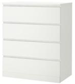 MALM Ladekast met 4 lades, Huis en Inrichting, Kasten | Ladekasten, Ophalen, Minder dan 50 cm, Gebruikt, 3 of 4 laden