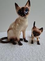 Porseleinen Katjes - Moeder en Kitten, Ophalen of Verzenden, Gebruikt, Dier