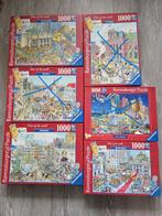 leg puzzels  steden ravensburger, Ophalen, 500 t/m 1500 stukjes, Zo goed als nieuw, Legpuzzel