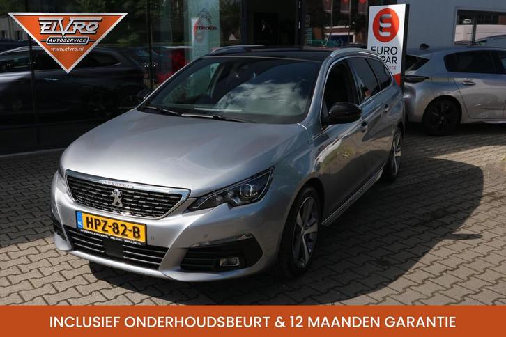Peugeot 308 SW 1.2 PureTech GT AUTOMAAT NAVI CAMERA KEYLESS, Auto's, Peugeot, Bedrijf, Te koop, ABS, Achteruitrijcamera, Adaptive Cruise Control